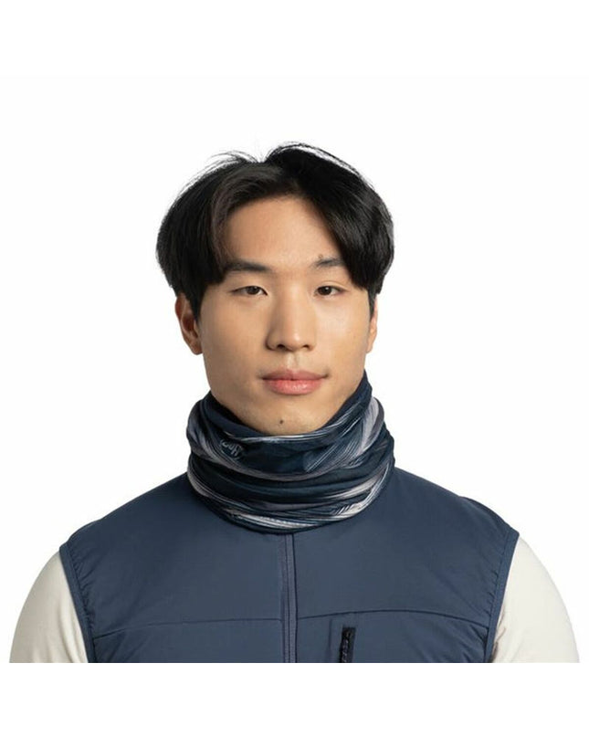 Buff Nekwarmer Buff Arky Navy marine blue neck warmer for outdoor sports, camping, and hiking activities.