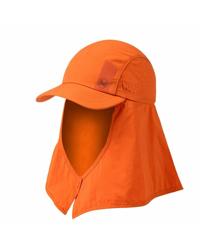 Buff Heren pet Buff Solid Ginger in S/M, designed for outdoor activities, featuring a comfortable, versatile neck gaiter for camping and hiking.