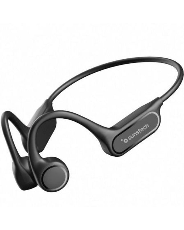 Sunstech Triton MP3 player with 32GB storage, designed for sport and outdoor use, shown in black.