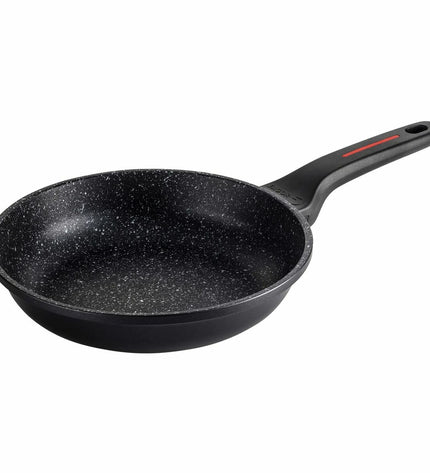 Fagor kitchen pan for home cooking, with a non-stick surface and ergonomic handle, suitable for various stovetops.