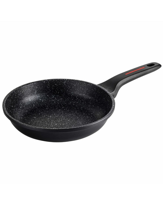 Fagor ALUTHERM 24 black cookware pan for home kitchen use, with a sturdy handle and non-stick surface.