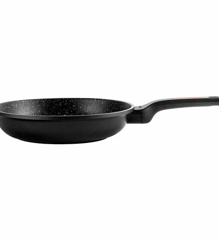 Fagor ALUTHERM 26 black kitchen pan, non-stick cookware for home cooking, with a black handle and durable construction