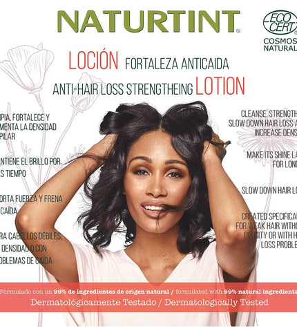 Bottle of Naturtint FORTALEZA dietary supplement, 125 ml, with natural ingredients for health and personal care.