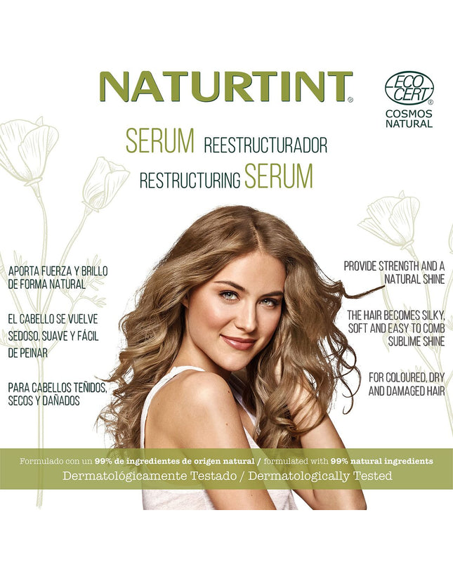 Naturtint Reparación voedingssupplement in 125 ml bottle, health and personal care product for hair repair and nourishment.