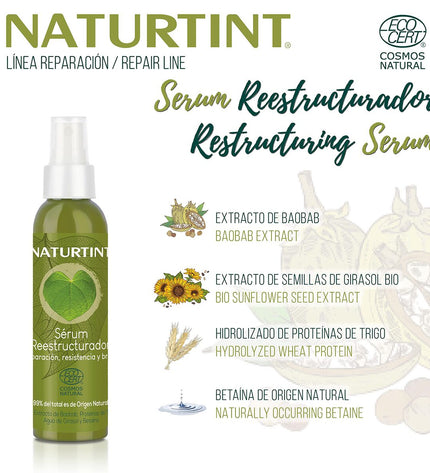 Naturtint Reparatie voedingssupplement bottle, health and personal care product, 125 ml, natural vitamins and minerals for hair repair