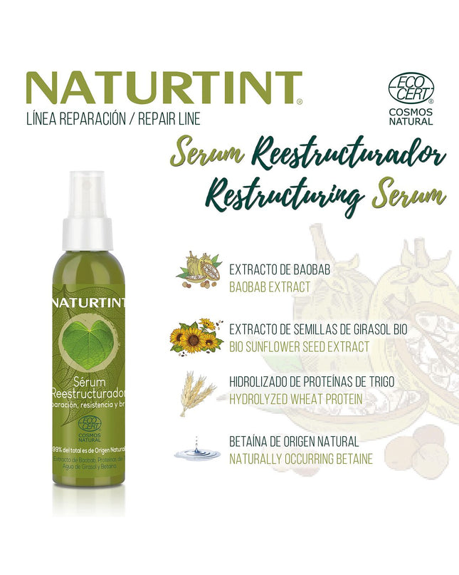 Naturtint Reparatie voedingssupplement bottle, health and personal care product, 125 ml, natural vitamins and minerals for hair repair