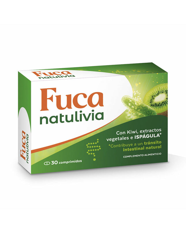 Fuca NATULIVIA Spijsverteringsenzymen supplement in a bottle with 30 tablets, health and personal care, diet and nutrition.