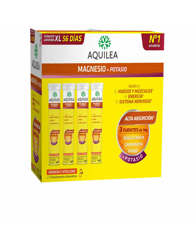Aquilea Magnesium and Kalium supplement box with 56 tablets, part of health and personal care vitamins and minerals.