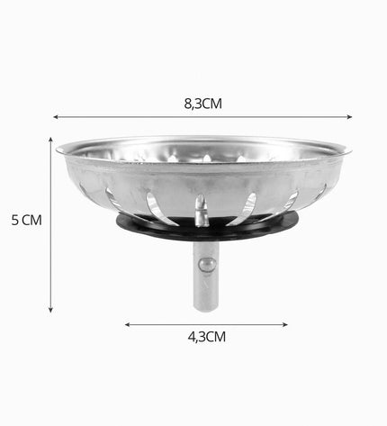 Fontastock bathroom drain stopper, 74x59x8 mm, for household bathroom use, made by Fontastock, shown in image.