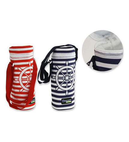 BigBuy Outdoor Koeltas voor flessen, thermisch, 10x10x33 cm, geschikt voor sport, outdoor, kamperen en wandelen.