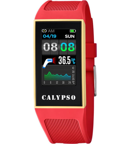 Calypso Activiteit armband K8502/3 for sports and outdoor use, with digital display and adjustable strap.