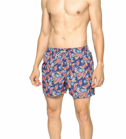 Multicolour men's swim shorts by Koalaroo, designed for watersports and outdoor activities, featuring a vibrant, sporty style.