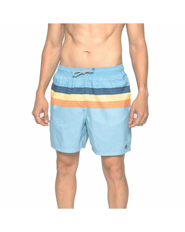 Men's Koalaroo Wayu swim shorts for sport and outdoor watersports, featuring a vibrant design and comfortable fit.