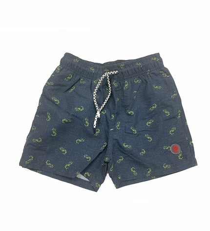 Kinderbadpakken Go & Win Dambas marineblauw, waterproof kids' swimwear for watersports and outdoor activities, with a comfortable fit.