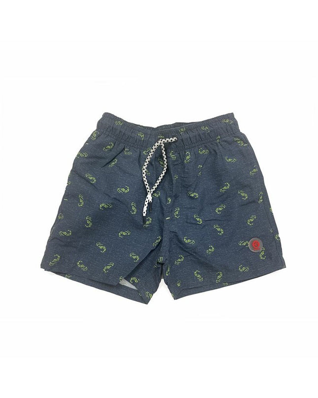 Kinderbadpakken Go & Win Dambas marineblauw, waterproof kids' swimwear for watersports and outdoor activities, with a comfortable fit.
