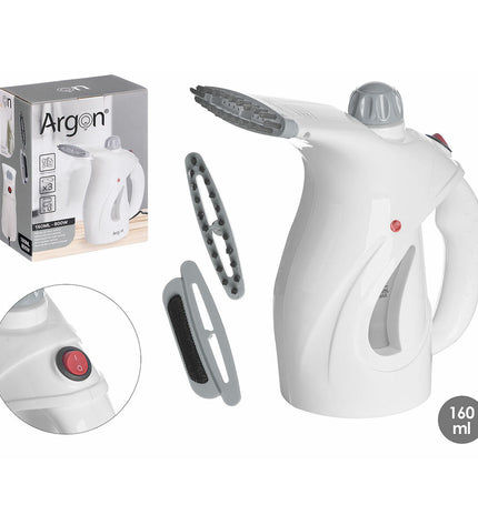 Argon Stoomijzer Huis en koken strijkijzer with a sleek design, featuring a water tank and steam control for effective ironing.