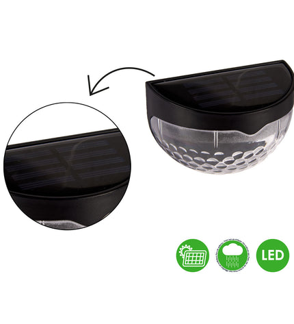 Black outdoor garden solar lamp by Ibergarden, 5 x 65 x 9 cm, decorative lighting for garden or outdoor spaces.