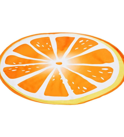 Refurbished orange dog cooling mat from Mascow with textured surface, designed for pet comfort and cooling.