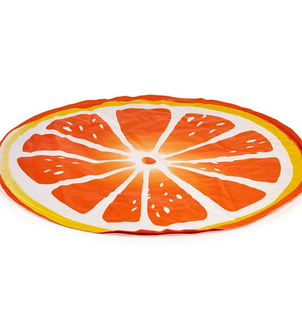 Mascow pet mat for dogs in yellow and orange, 59x59 cm, with a soft, comfortable surface for pets to rest.