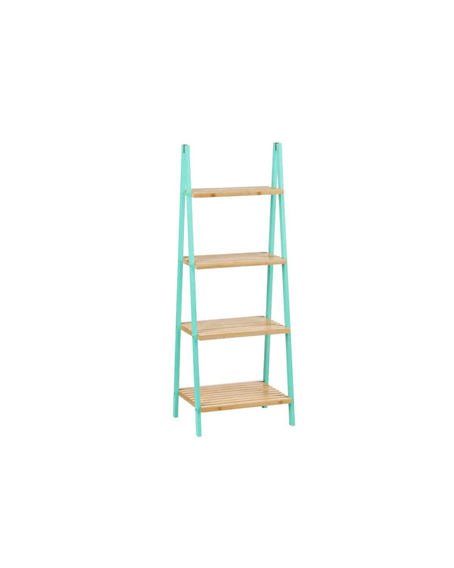 Natuurlijk munt Badkamerschappen Berilo voor badkamer en keuken, 40 x 109,3 x 30 cm, stevig en duurzaam badkamermeubel.