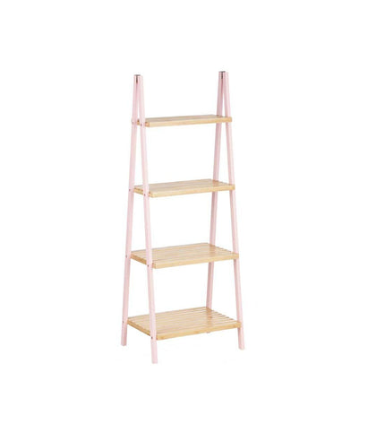 Natural pink bathroom cabinet Berilo Roze, 40x109.3x30 cm, in a modern bathroom setting, showcasing sleek storage design.