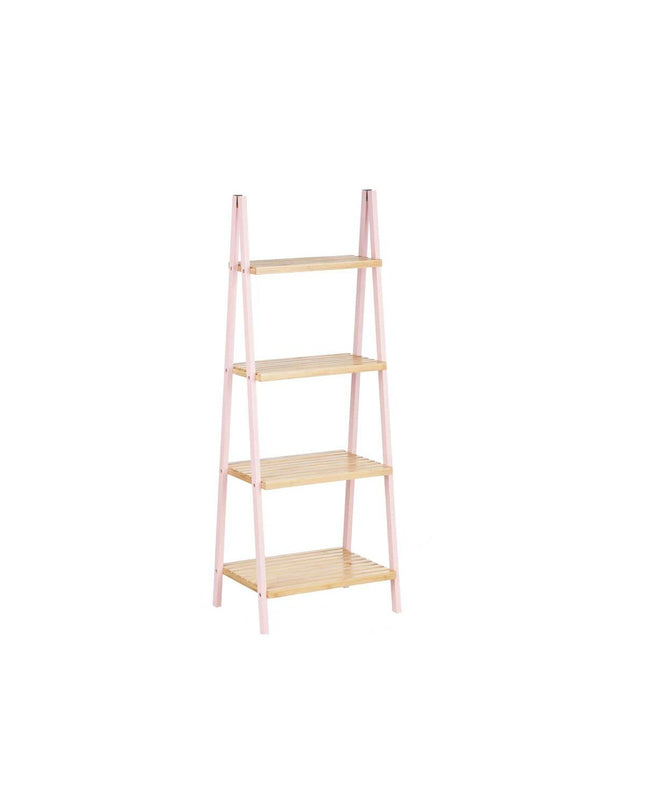 Natural pink bathroom cabinet Berilo Roze, 40x109.3x30 cm, in a modern bathroom setting, showcasing sleek storage design.