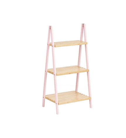 Berilo Roze badkamerkastje, natuurlijk hout, 40.3x81.5x30 cm, voor huis en koken, badkamersetting.