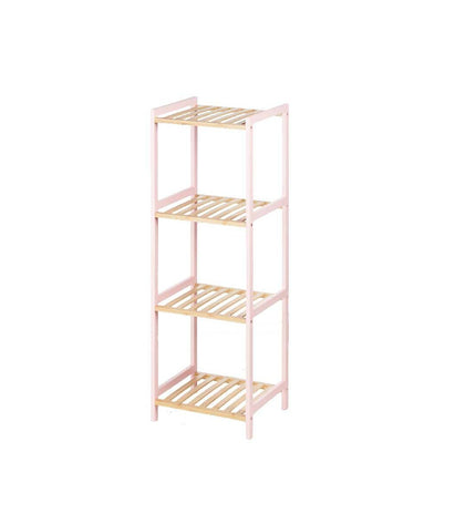 Berilo roze natuurlijke badkamerschappen, 35 x 30 x 100 cm, in badkamer met moderne design, geschikt voor huis en koken.