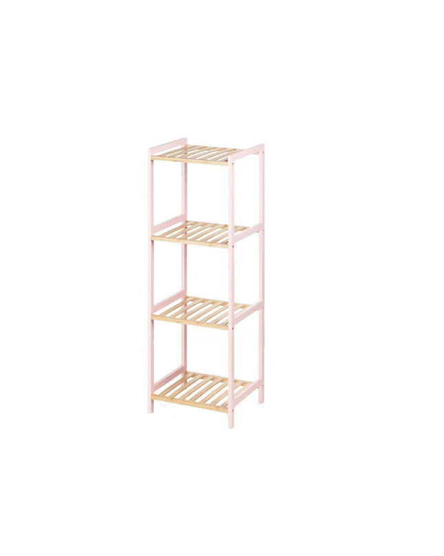 Berilo roze natuurlijke badkamerschappen, 35 x 30 x 100 cm, in badkamer met moderne design, geschikt voor huis en koken.