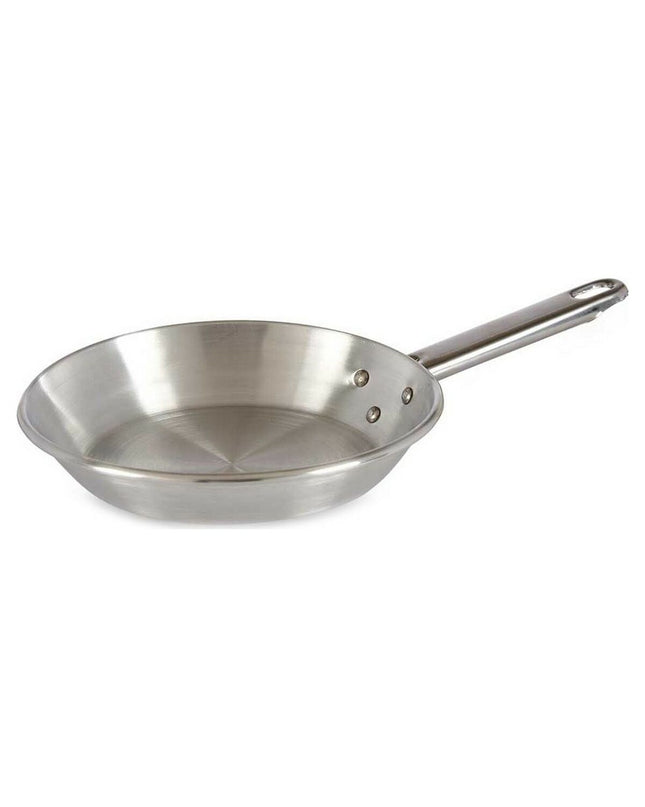 Kinvara silver aluminum cookware pan for kitchen and cooking, featuring a sleek design suitable for various culinary uses.