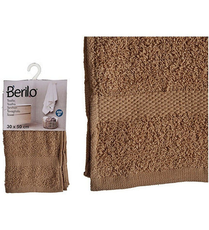 Berilo Kameel badhanddoek featuring a camel design, soft terry fabric, suitable for bathroom use, in natural beige tones.