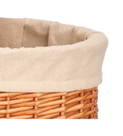Kipit Mandenset Kipit Natuurlijk vlechtwerk with two storage baskets, ideal for home organization and kitchen storage.