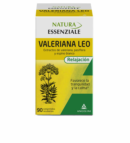 Natura Essenziale Valeriaan Leo valerian supplement box with 90 capsules for health and relaxation in personal care.