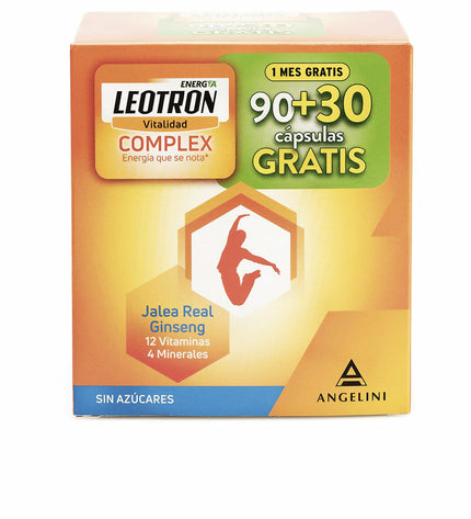 Leotron Complex Ginseng and Royal Jelly dietary supplement box with 120 capsules, health and personal care product from Leotron.