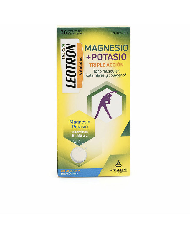 Leotron Magnesium Kalium voedingssupplement box with 36 tablets, health and personal care, vitamins and minerals product