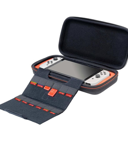 Black Nintendo Switch 2 carrying case for Nintendo NS241, designed for easy transport and protection of gaming console.