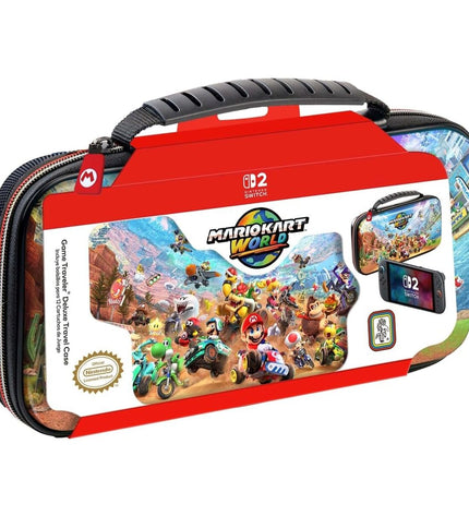 Black Nintendo Switch 2 Ardistel Mario KartW gaming cartridge in a small plastic case for plug and play console gaming.