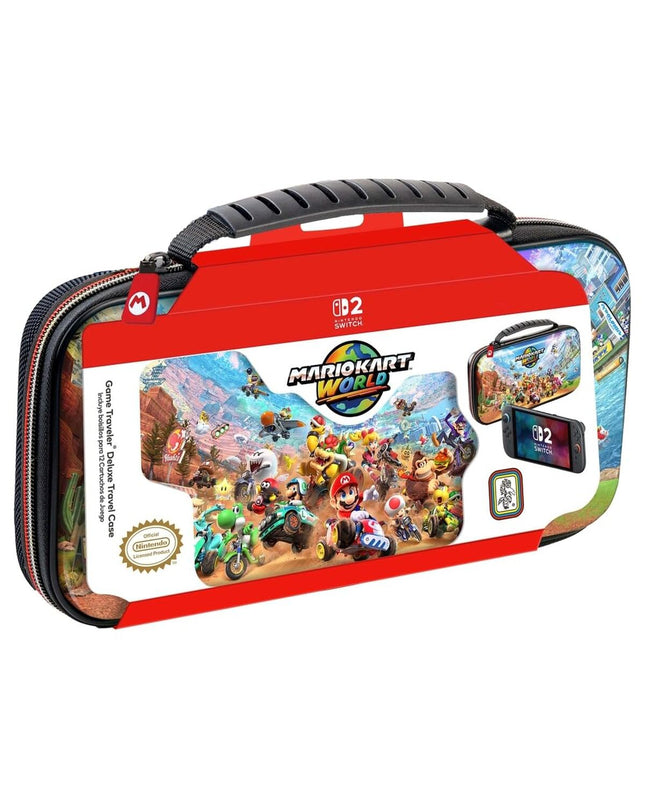Black Nintendo Switch 2 Ardistel Mario KartW gaming cartridge in a small plastic case for plug and play console gaming.