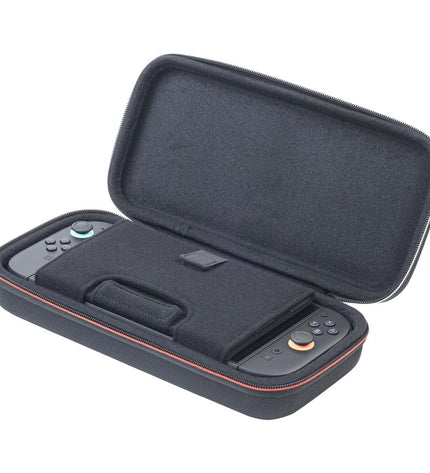Ardistel Nintendo Switch 2 black carrying case for Mario Kart Wii, durable electronics accessory, plug and play gaming protection
