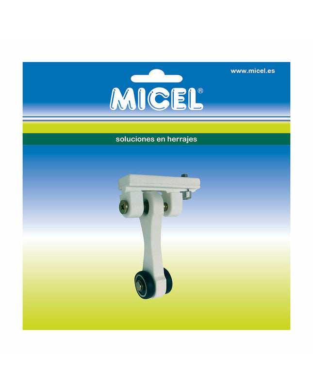 Micel nylon pergola trolley for outdoor garden decoration, white, 65 x 18.5 x 90 mm, designed for outdoor pergola use.