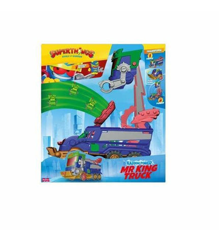 SuperThings Vrachtwagen Mr. King toy vehicle, colorful toy truck from the SuperThings transportation vehicle series.