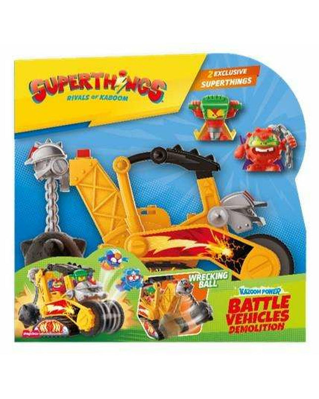 Colorful SuperThings Playset with action figures and accessories from SuperThings toy collection, perfect for imaginative play.