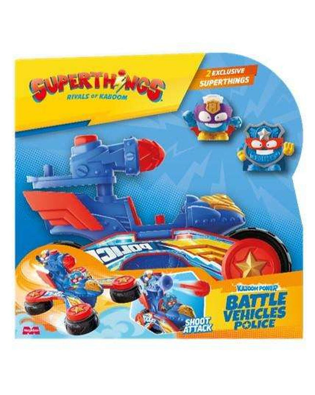 Colorful SuperThings Playset with action figures and accessories from the SuperThings toy collection.