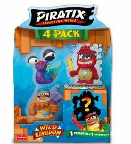 Piratix Playset Piratix toy with miniature pirate figures and accessories, measuring 13.8 x 10 x 5 cm, for imaginative play.
