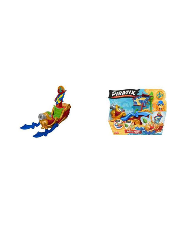 Pirate Octo Fury playset by Piratix featuring colorful octopus figure and pirate-themed accessories, perfect for imaginative play.