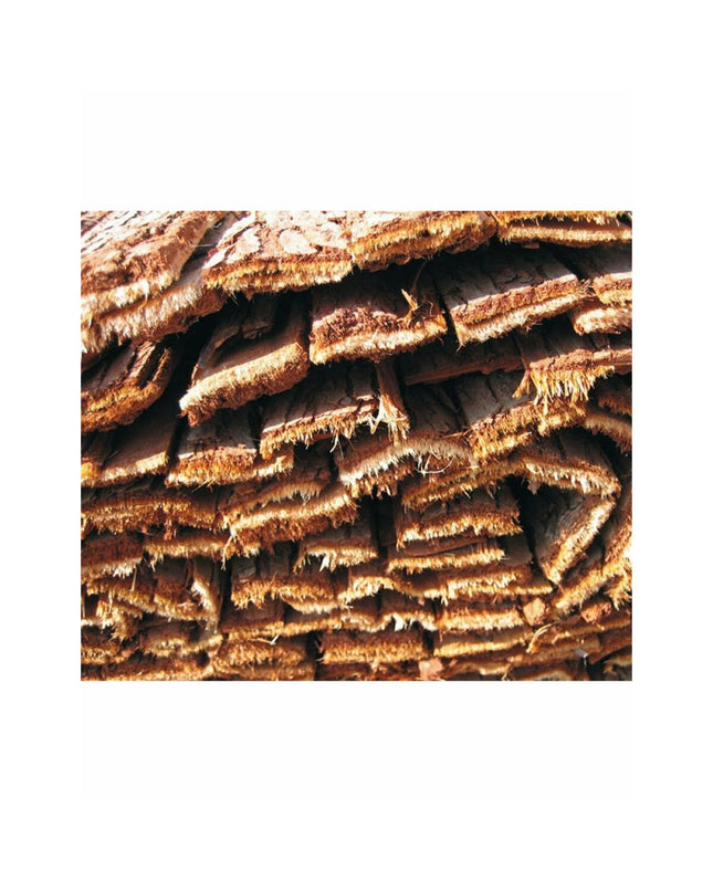 Faura Bruin Spar Kabel Boomschors fencing decor for outdoor gardens, 1 x 3 meters, natural wood appearance