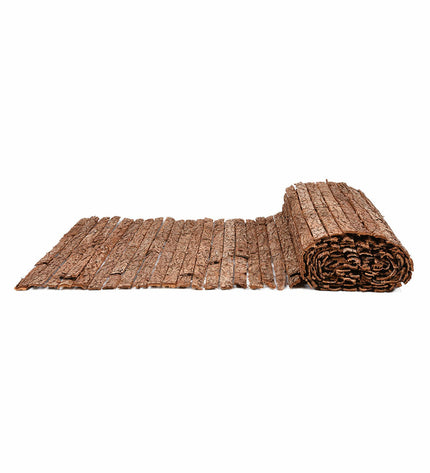 Faura Bruin Spar Kabel Boomschors tuin decoratie voor buiten, schutting Faura F27102, 1.5 x 3 m, natuurlijke buitenafwerking