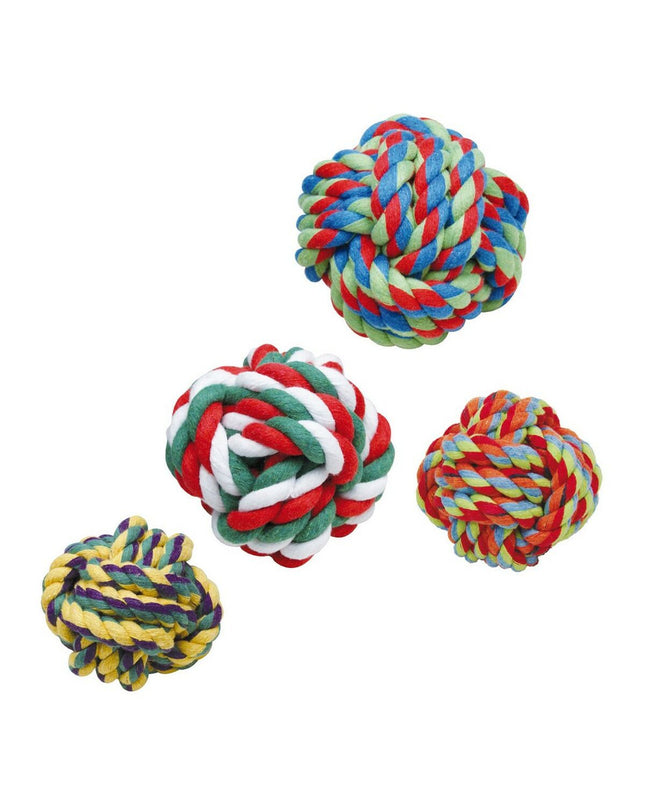 Colorful Gloria polyester cotton dog toy featuring multicolored fabric, designed for playful dogs, measuring 7-8 cm.