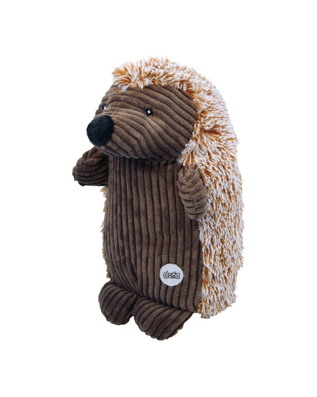 Gloria Bruin Egel dog cuddle toy, soft plush animal for dogs, realistic hedgehog shape, suitable for chewing and playing