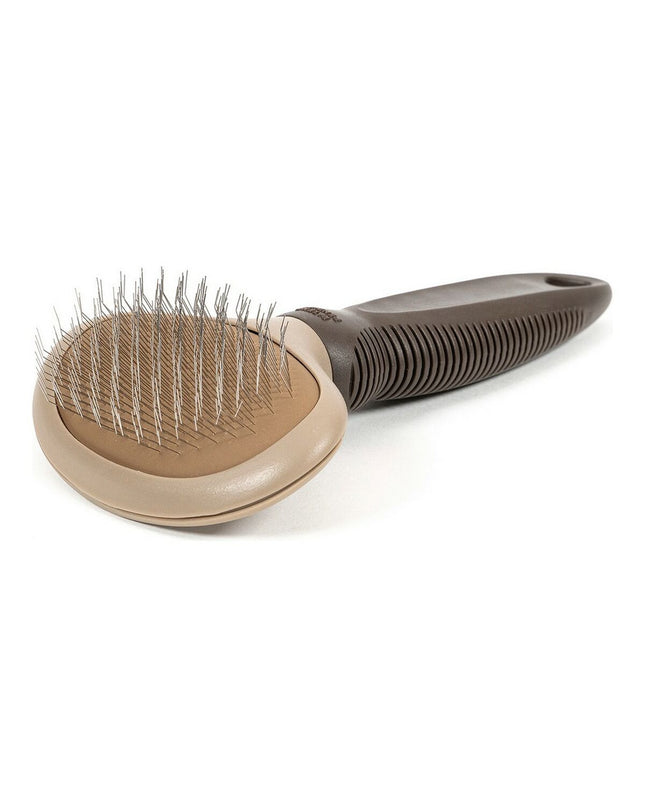Gloria Rugkammen borstel for dogs, oval shape, pet grooming tool, designed for detangling and brushing dog fur.